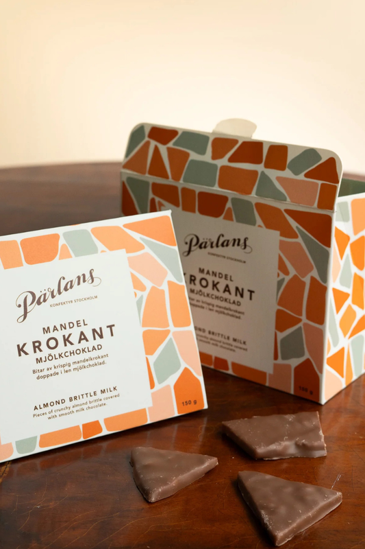 Pärlans Konfektyr Brittle of Crokant - almond milk chocolate