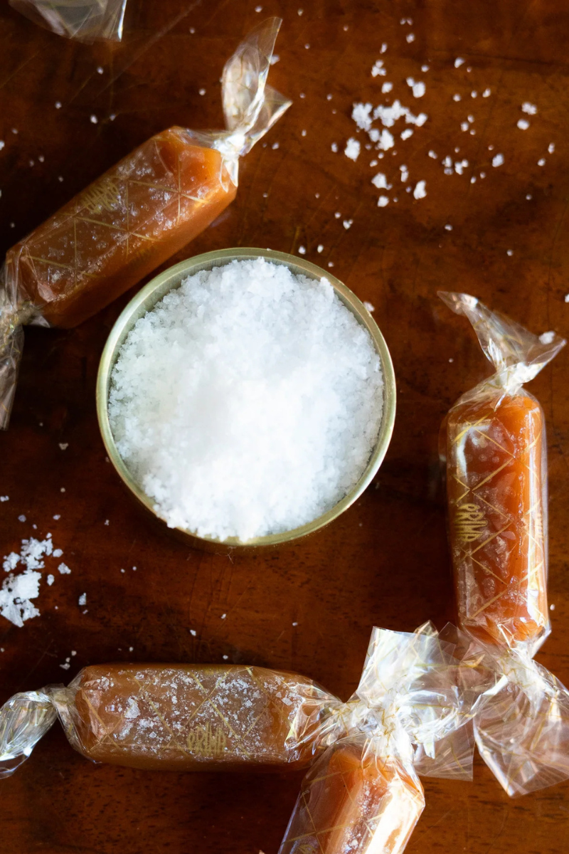 Pärlans Konfektyr Caramel box of 10 - vanilla & sea salt