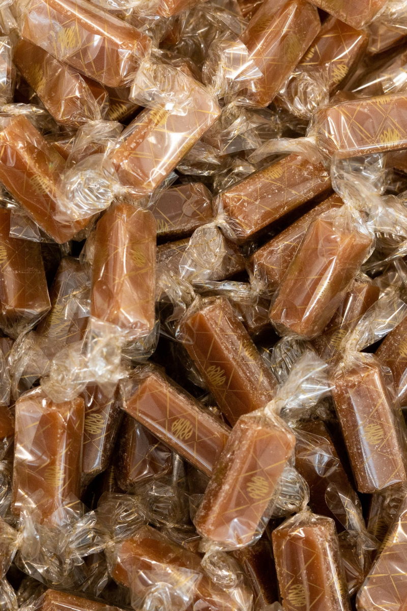 Pärlans Konfektyr Caramel box of 10 - vanilla & sea salt