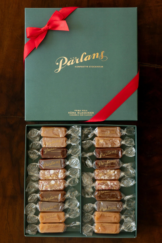 Pärlans Konfektyr Caramel box of 20 - our classics