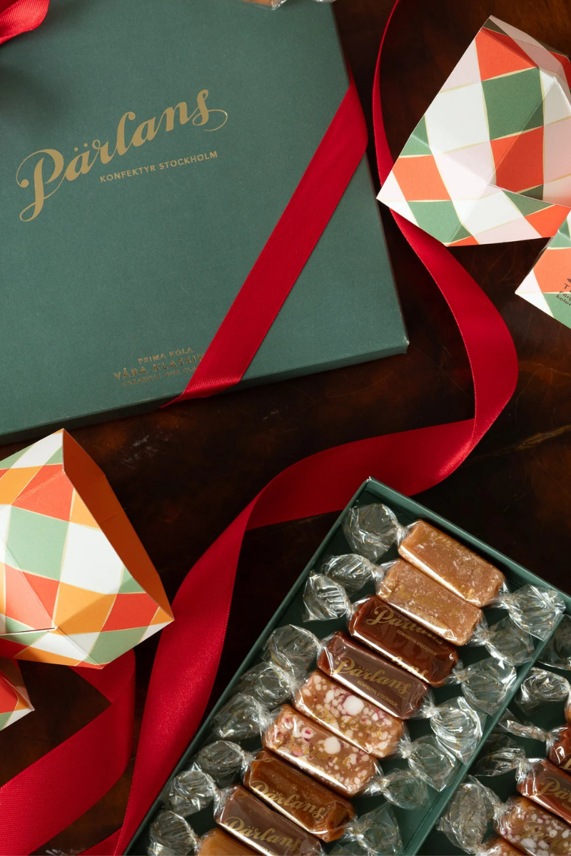 Pärlans Konfektyr Caramel box of 20 - our classics