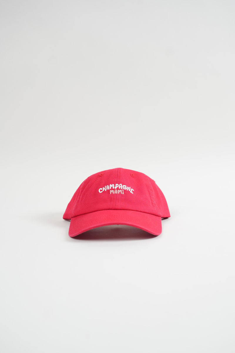 PICA PICA Champagne Mami Dad cap - red