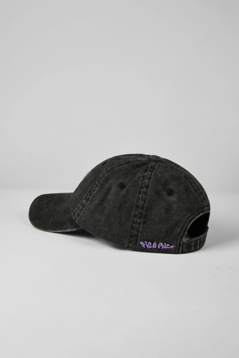 PICA PICA Disco Dad Cap - washed black