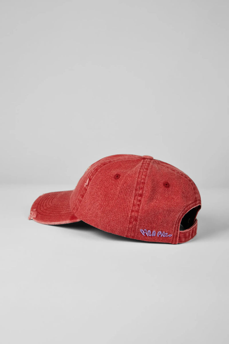 PICA PICA Disco Manager Dad Cap - washed red