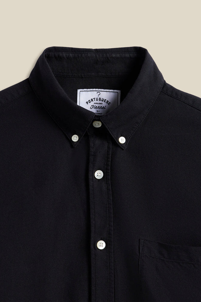 Portuguese Flannel Belavista kauluspaita - musta