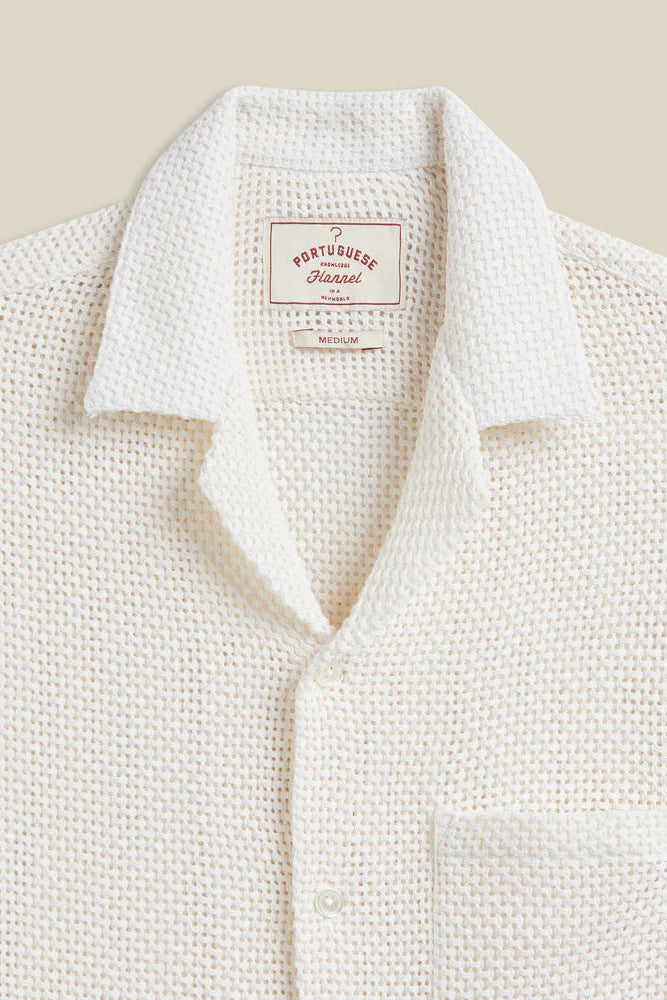 Portuguese Flannel Agora shirt - white