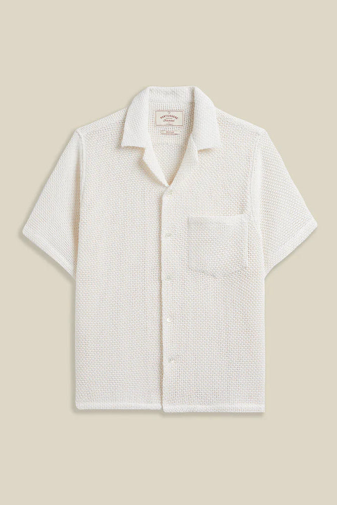 Portuguese Flannel Agora shirt - white
