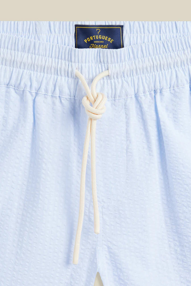 Portuguese Flannel Atlantico shorts - light blue