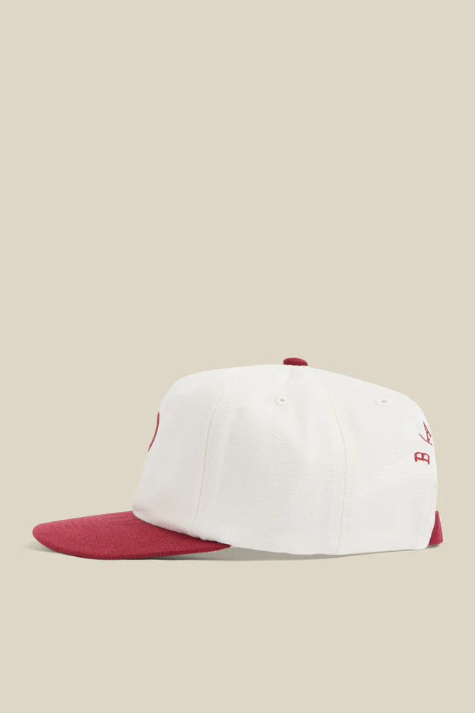 Portuguese Flannel Store Canvas Cap - bordeaux