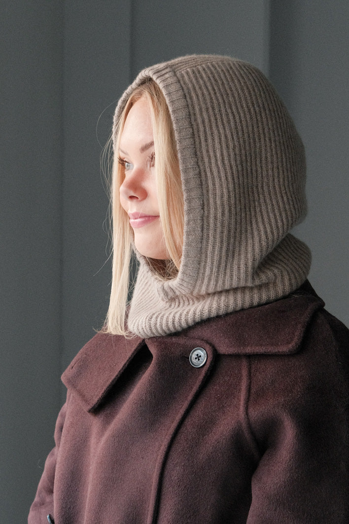 Beige balaclava