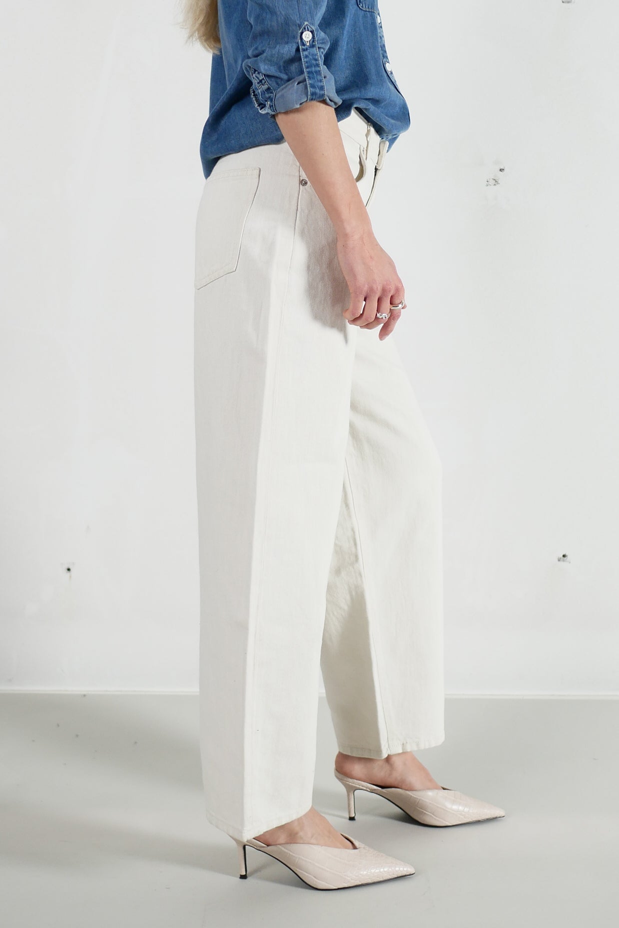 Saburo Jeans Barrel - ecru