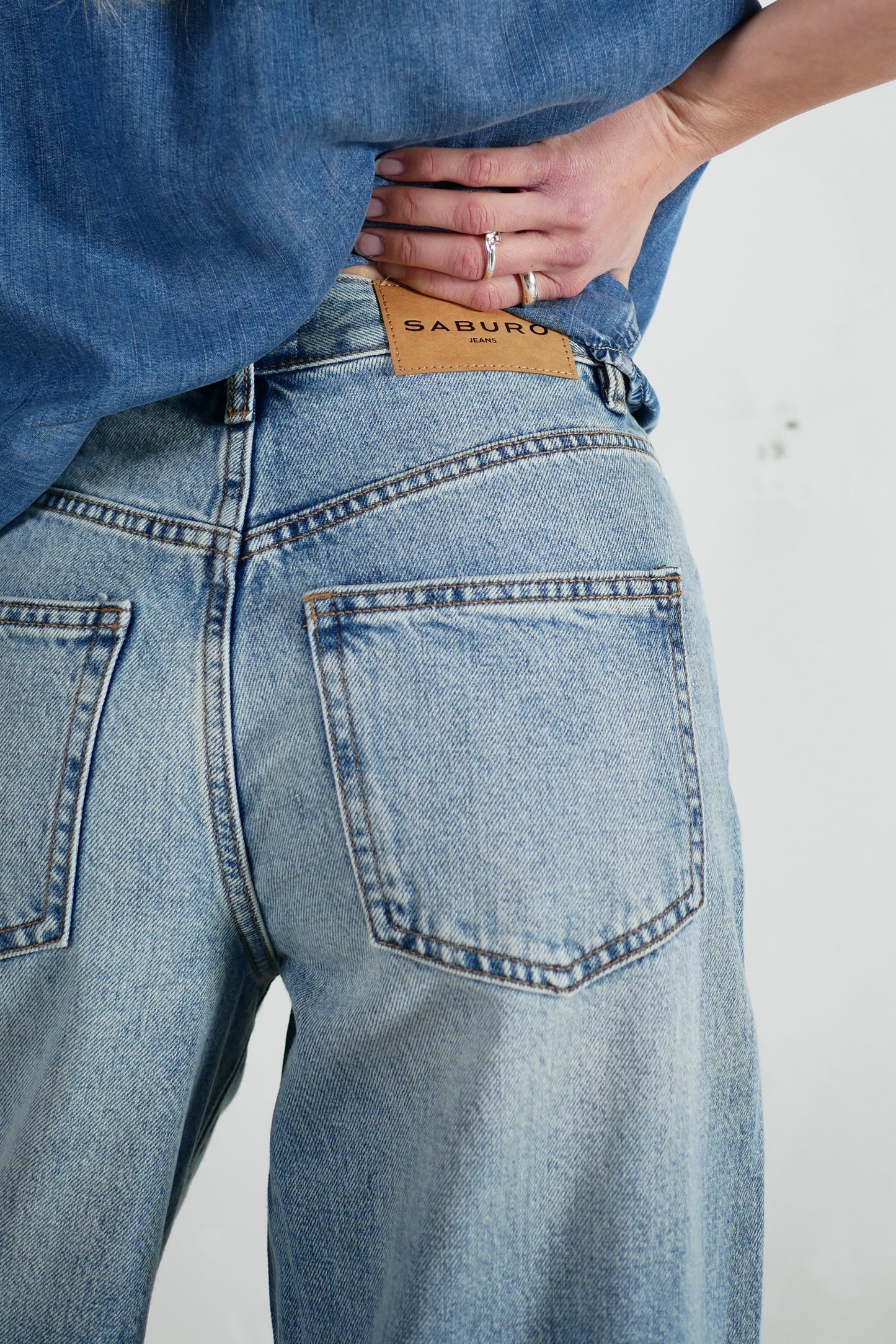 Saburo Jeans Barrel - vintage