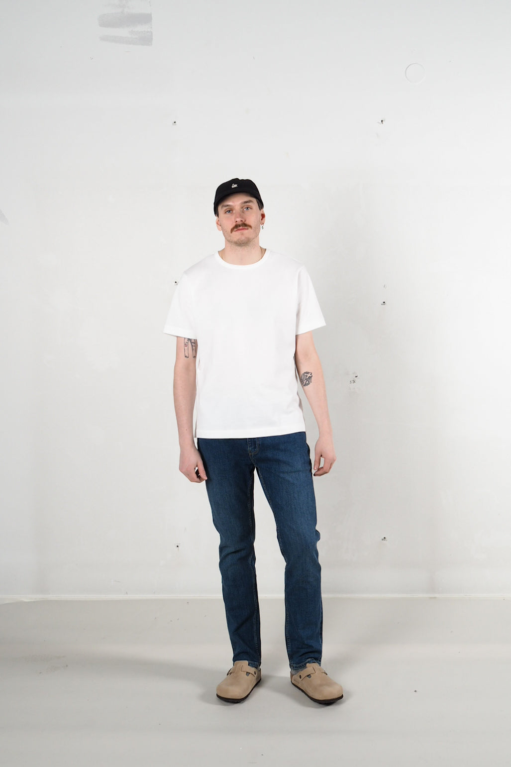 Saburo Jeans Slim Straight - mid stone