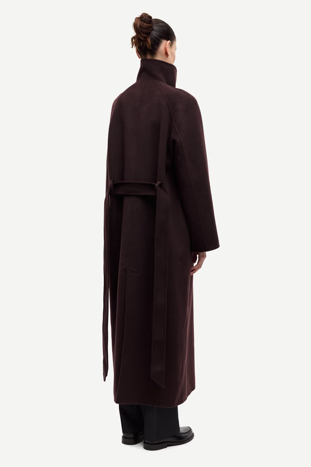 Samsøe Samsøe Sahanne Coat - black coffee