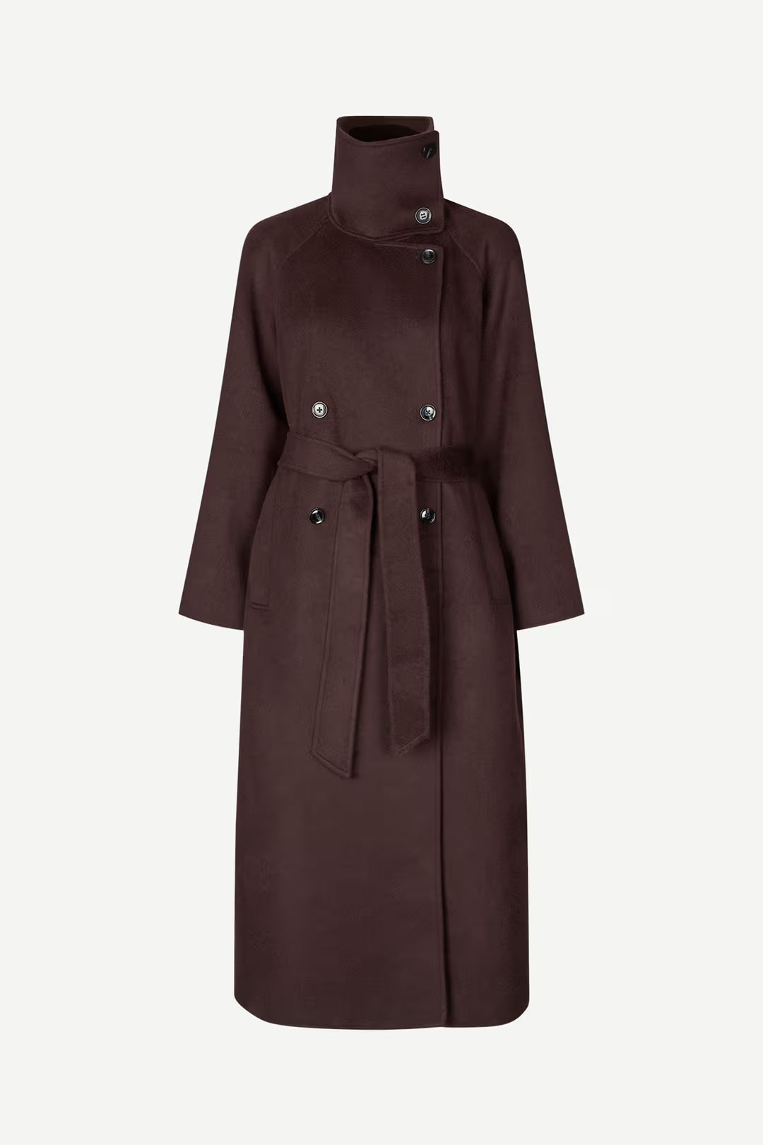 Samsøe Samsøe Sahanne Coat - black coffee