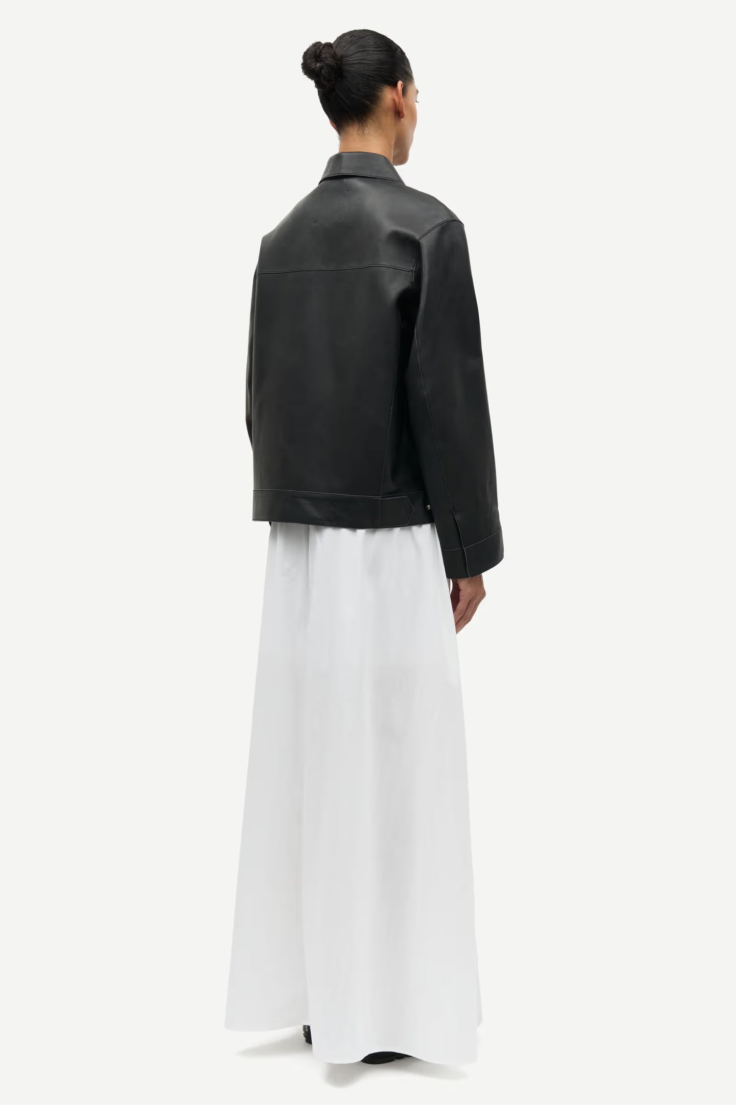 Samsøe Samsøe Satina maxi skirt - white