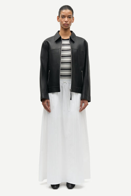 Samsøe Samsøe Satina maxi skirt - white
