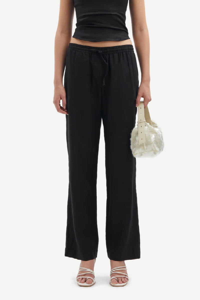 Samsøe Samsøe Hoys String trousers - black