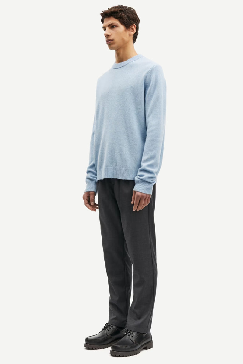 Samsøe Samsøe Isak Knit Sweater - subdued blue