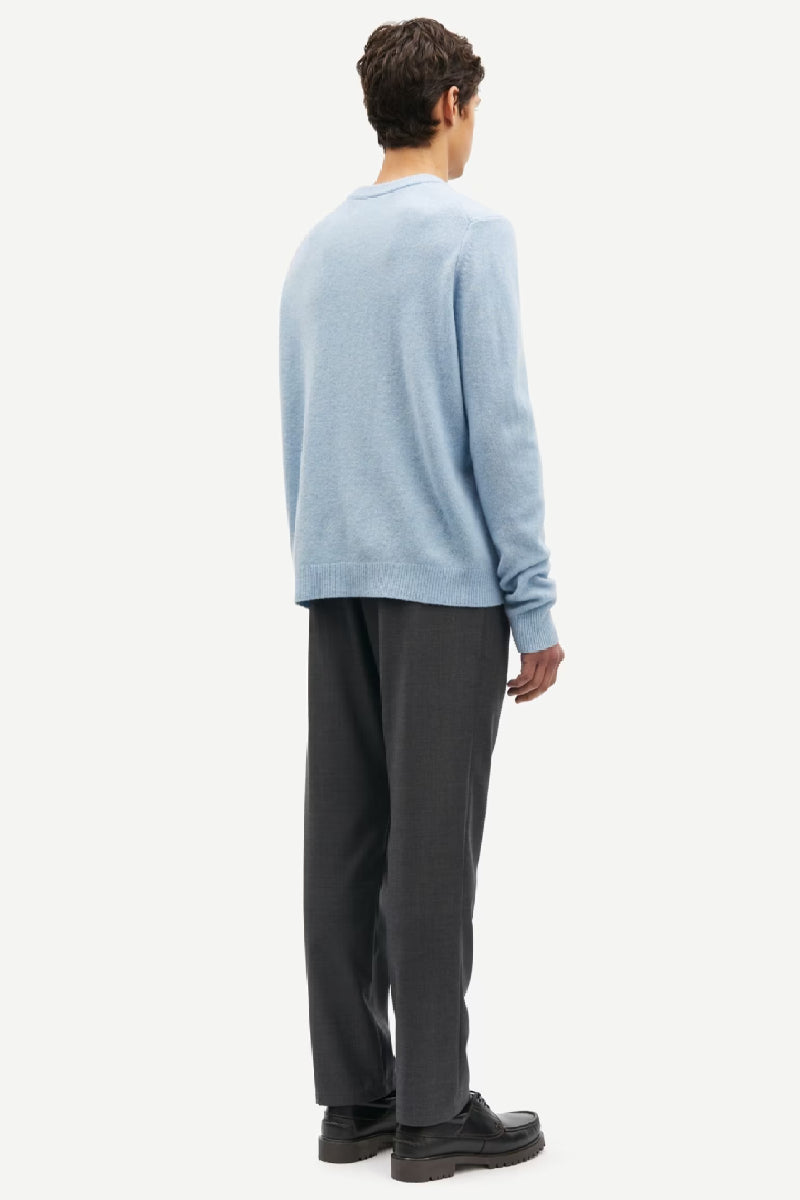 Samsøe & Samsøe Isak Knit Sweater - subdued blue