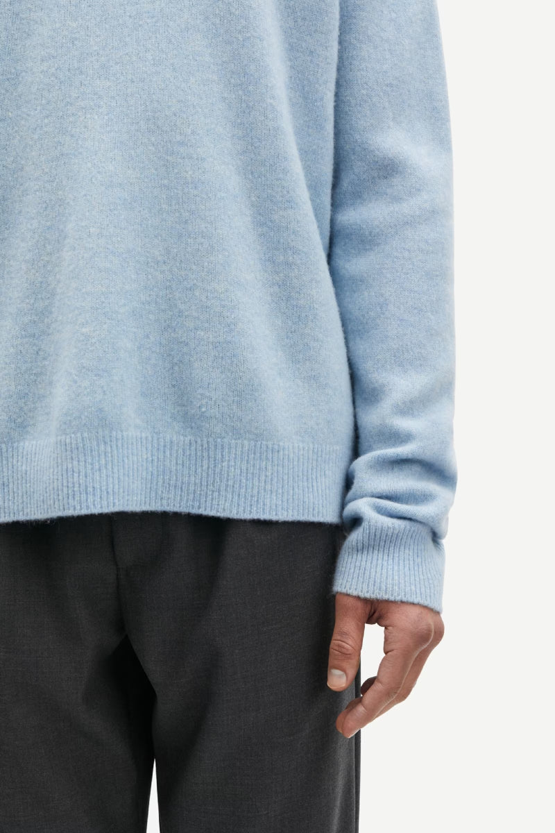 Samsøe & Samsøe Isak Knit Sweater - subdued blue