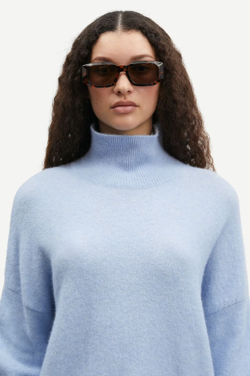 Samsøe & Samsøe Nola Turtleneck - subdued blue