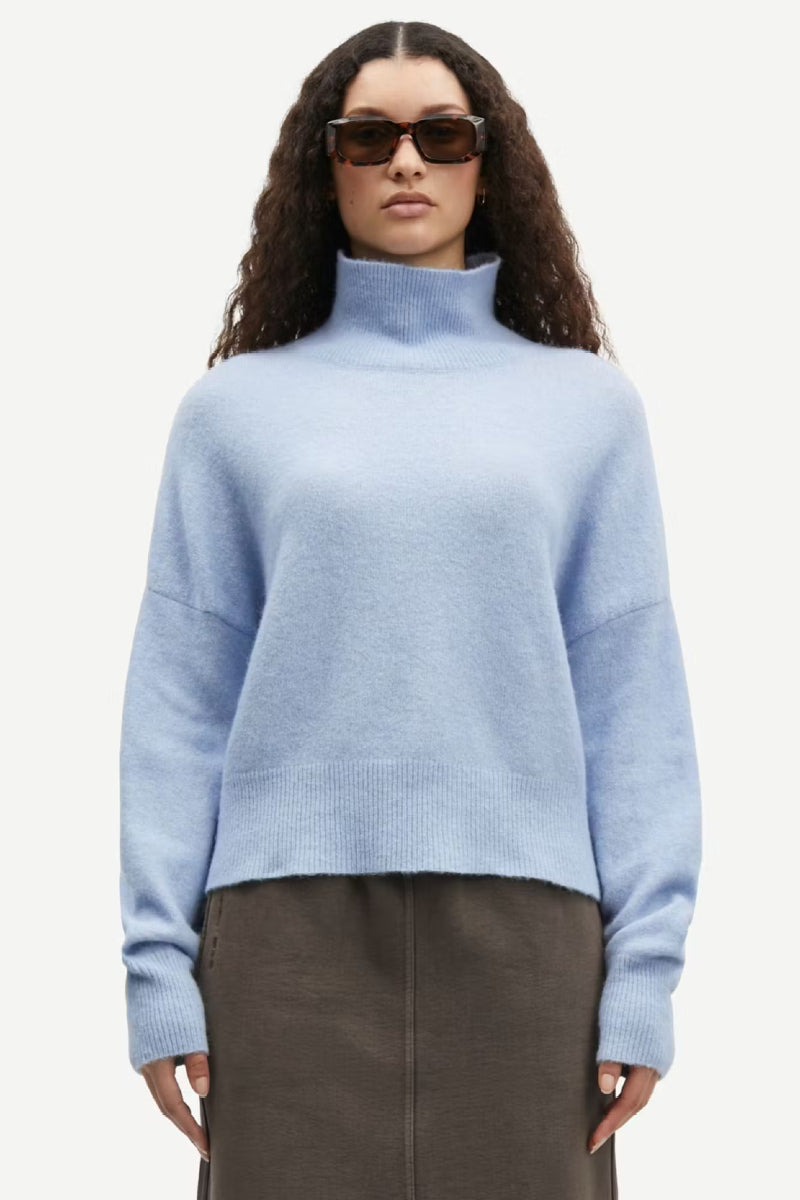 Samsøe & Samsøe Nola Turtleneck - subdued blue