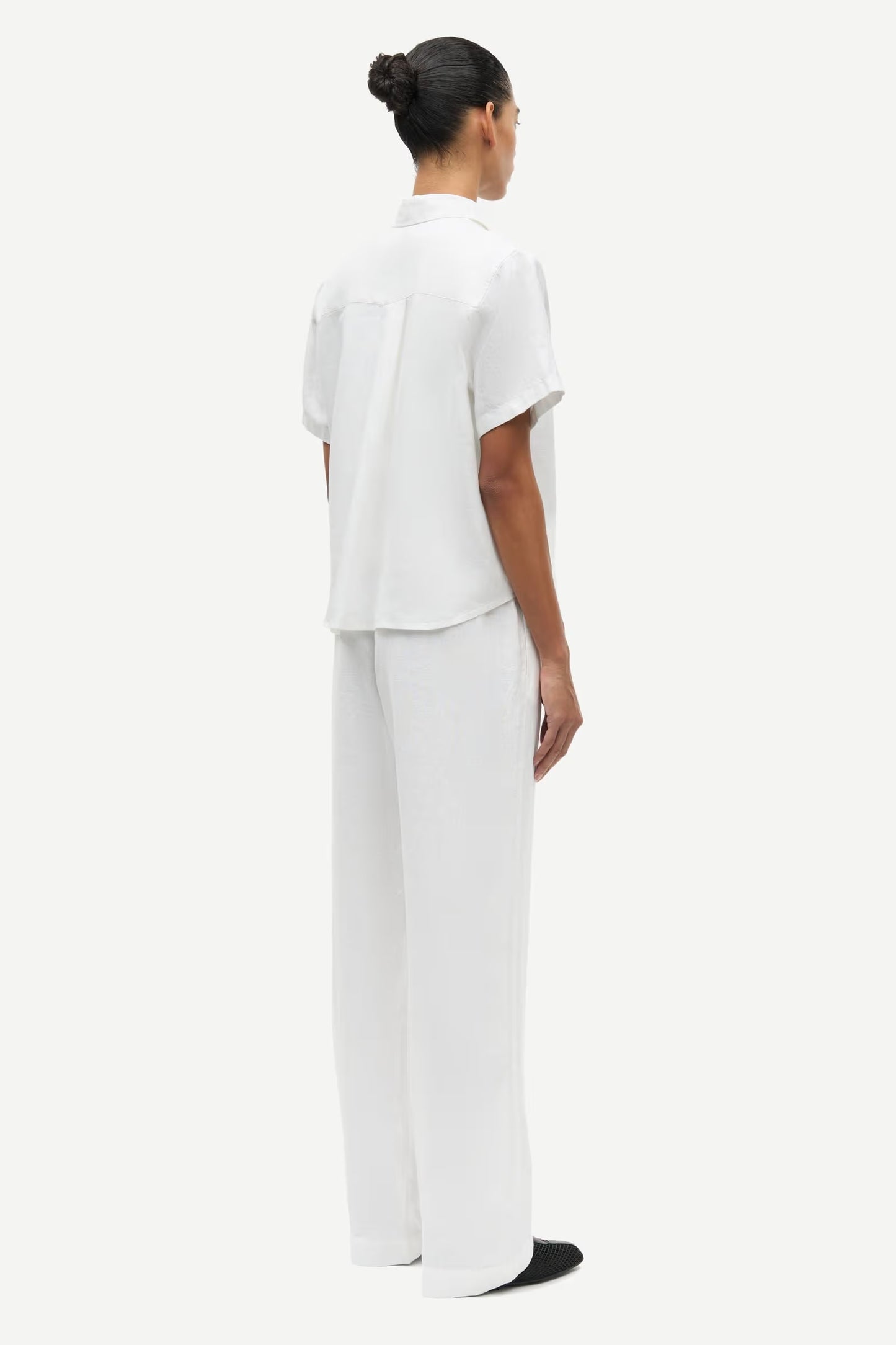 Samsøe Samsøe Sahoys string trousers - white