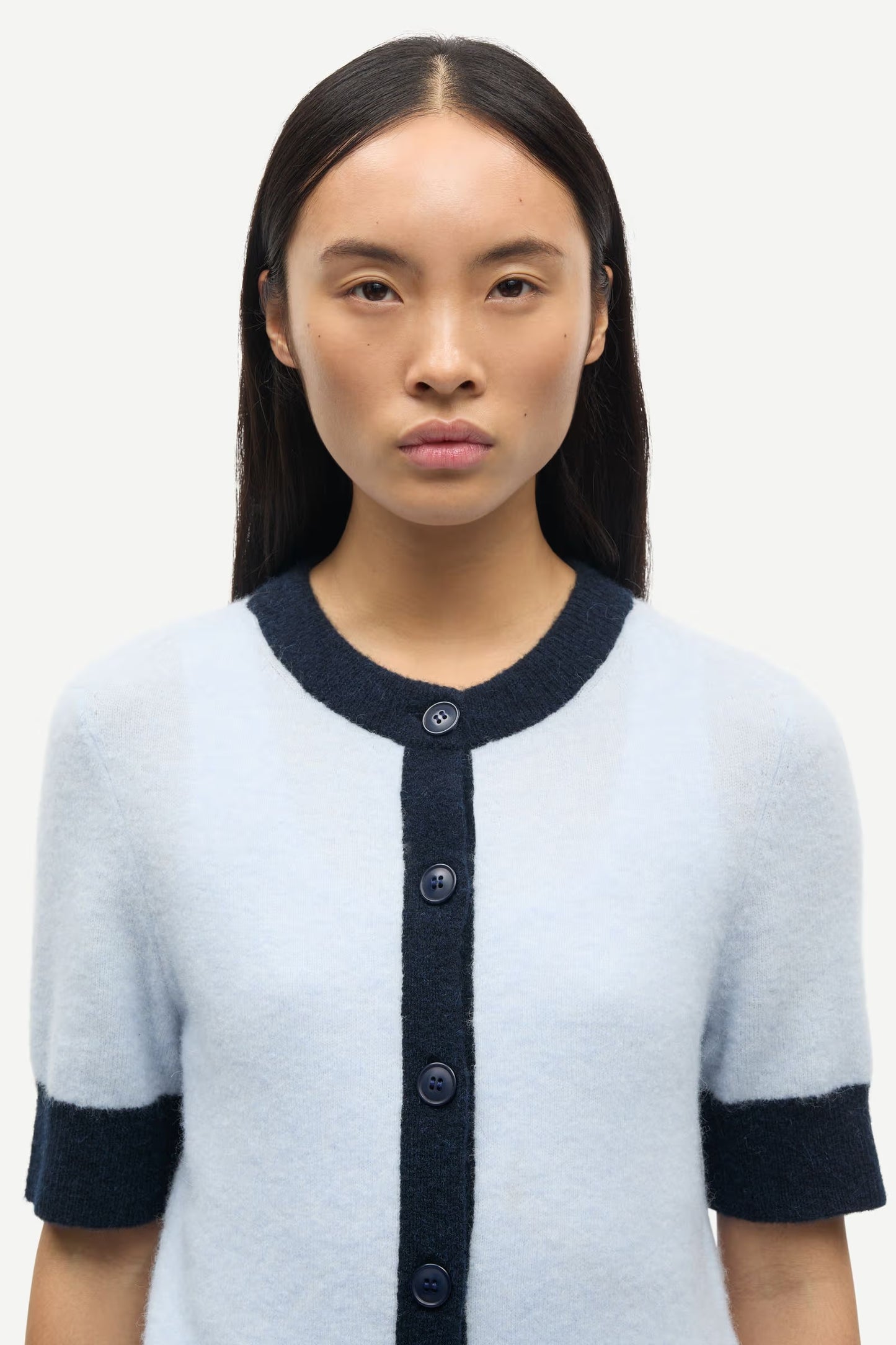 Samsøe Samsøe Sanoura SS cardigan - gray dawn