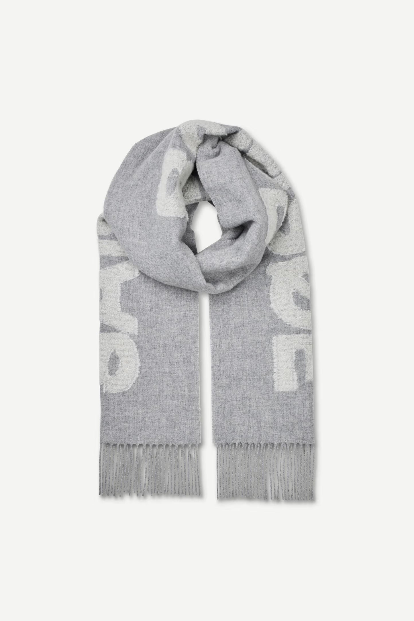 Samsøe Samsøe Sasamsoe scarf - grey melange
