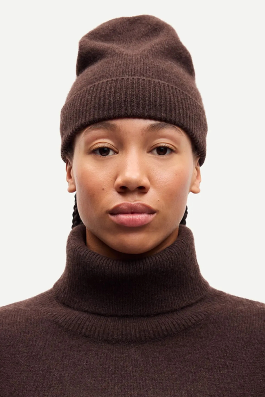 Samsøe Samsøe Nor hat - black coffee