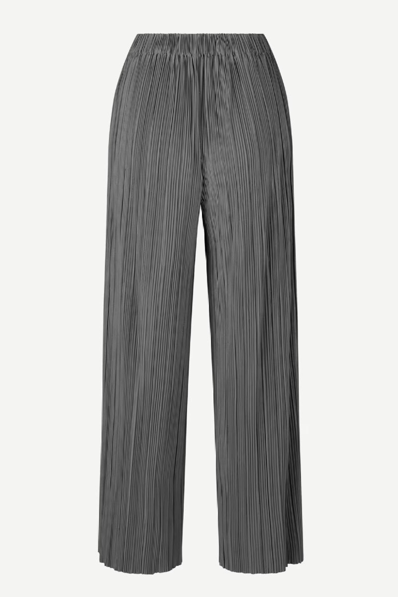 Samsøe Samsøe Uma trousers - gray pinstripe