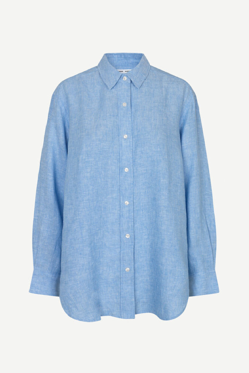 Samsøe & Samsøe Salova shirt - Mid blue