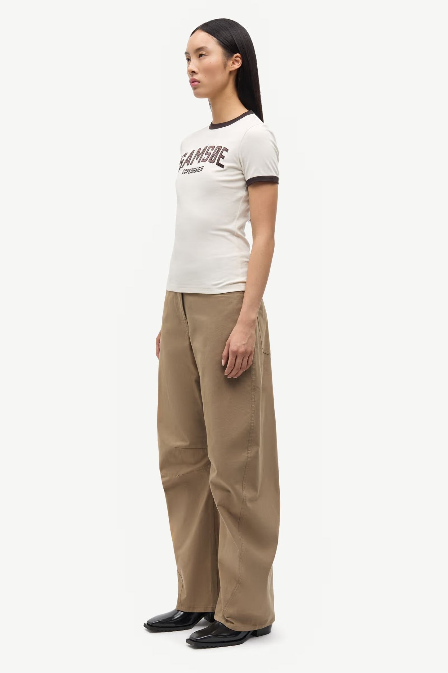 Samsøe Samsøe Sabond SS t-shirt - egret
