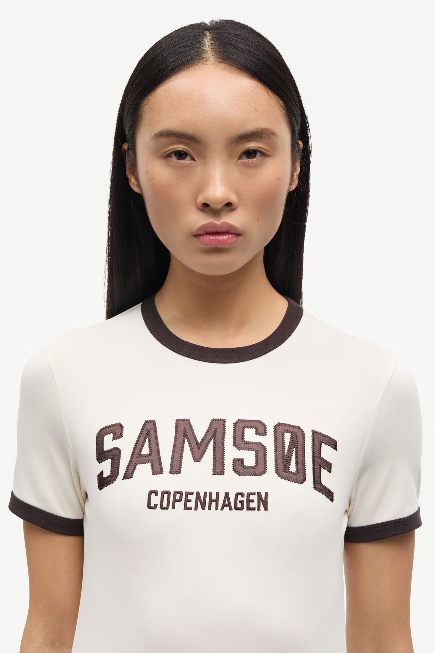 Samsøe Samsøe Sabond SS t-shirt - egret