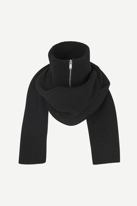 Samsøe Samsøe Sakara neck scarf - black