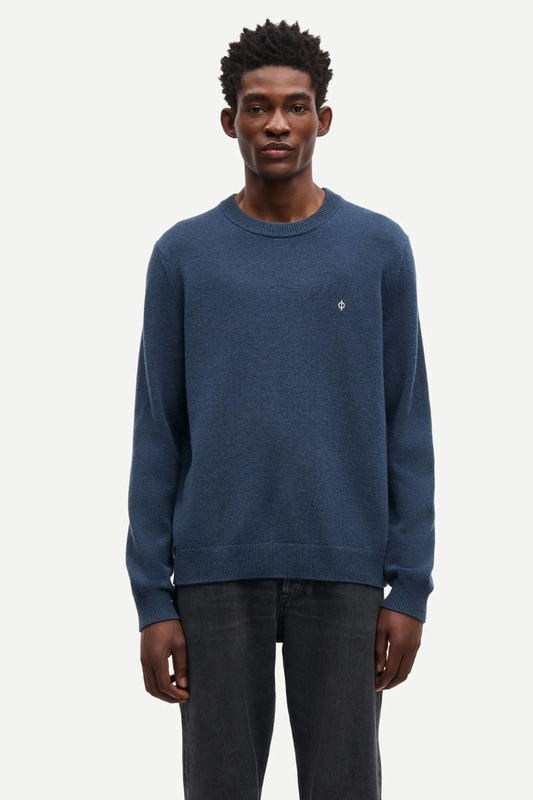 Samsøe Samsøe Sapatrik Sweater - midnight navy