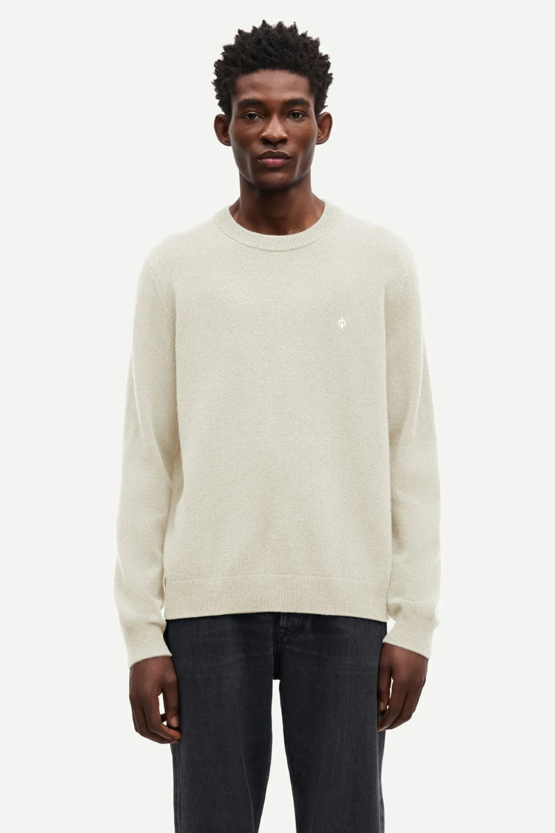 Samsøe Samsøe Sapatrik Sweater - silver birch