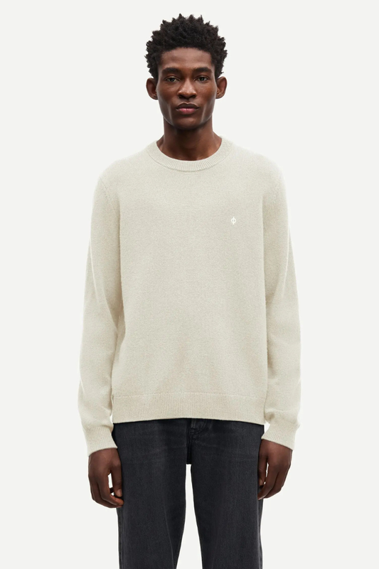 Samsøe Samsøe Sapatrik Sweater - silver birch