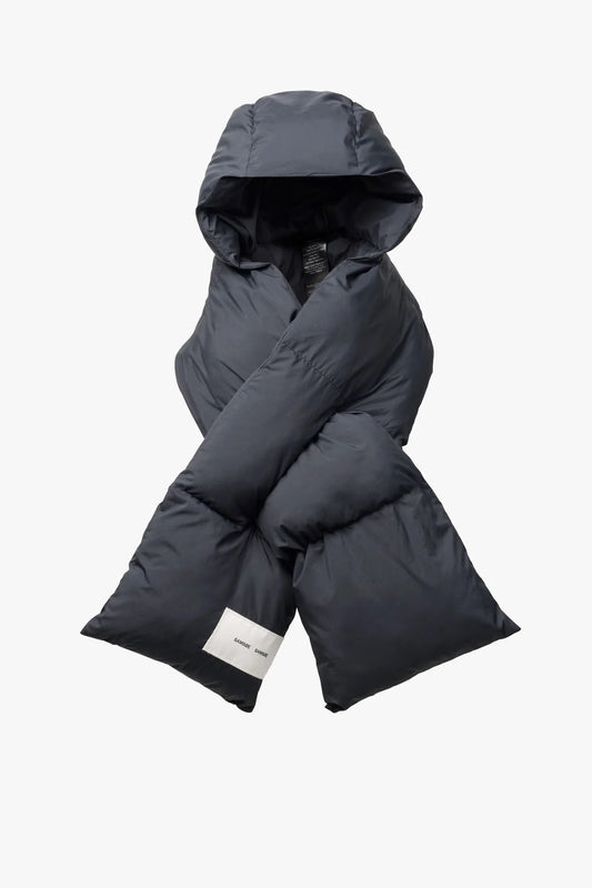 Samsøe Samsøe Satony hooded scarf - black