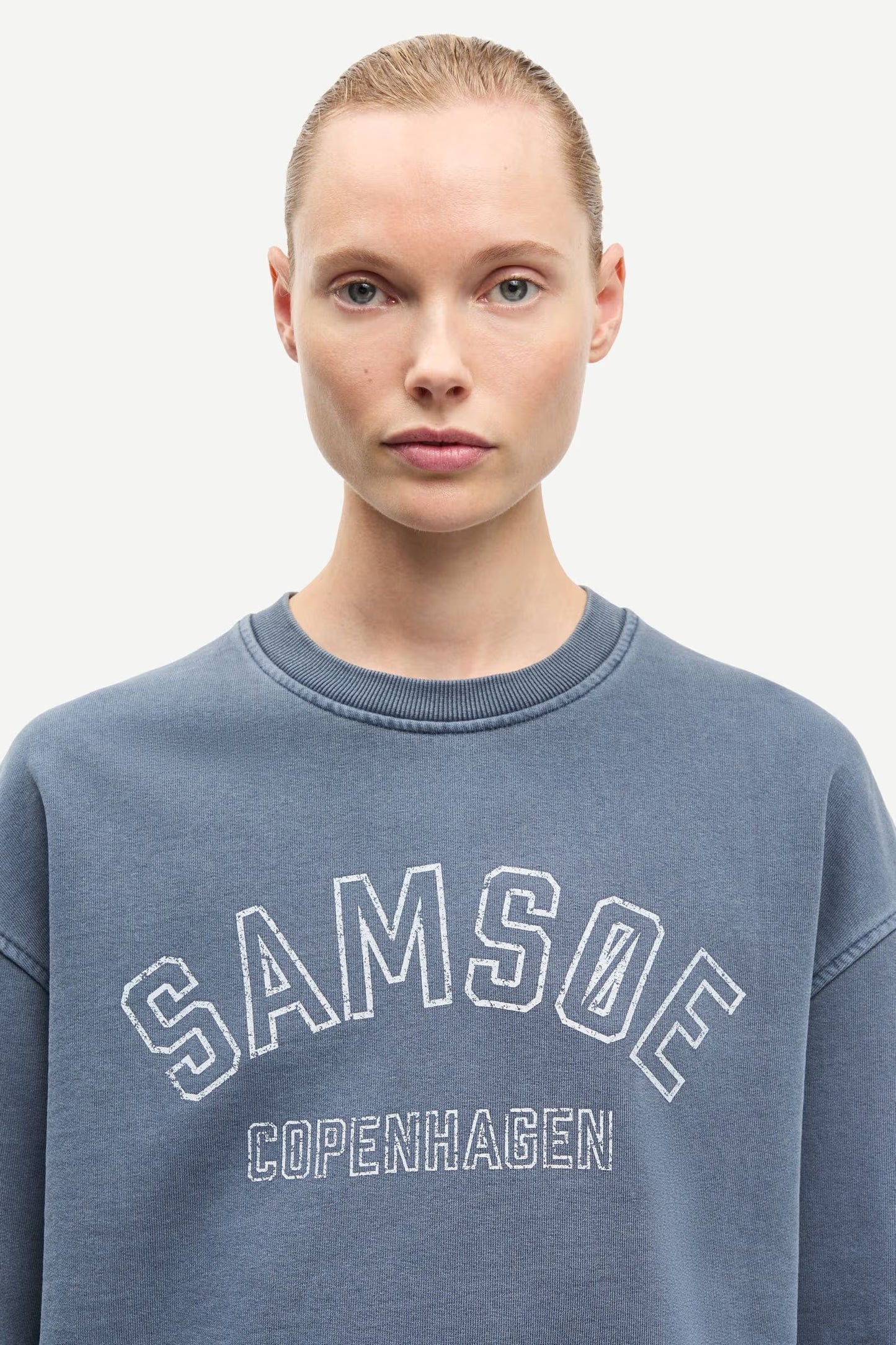 Samsøe Samsøe Savan sweat - ombre blue pigment