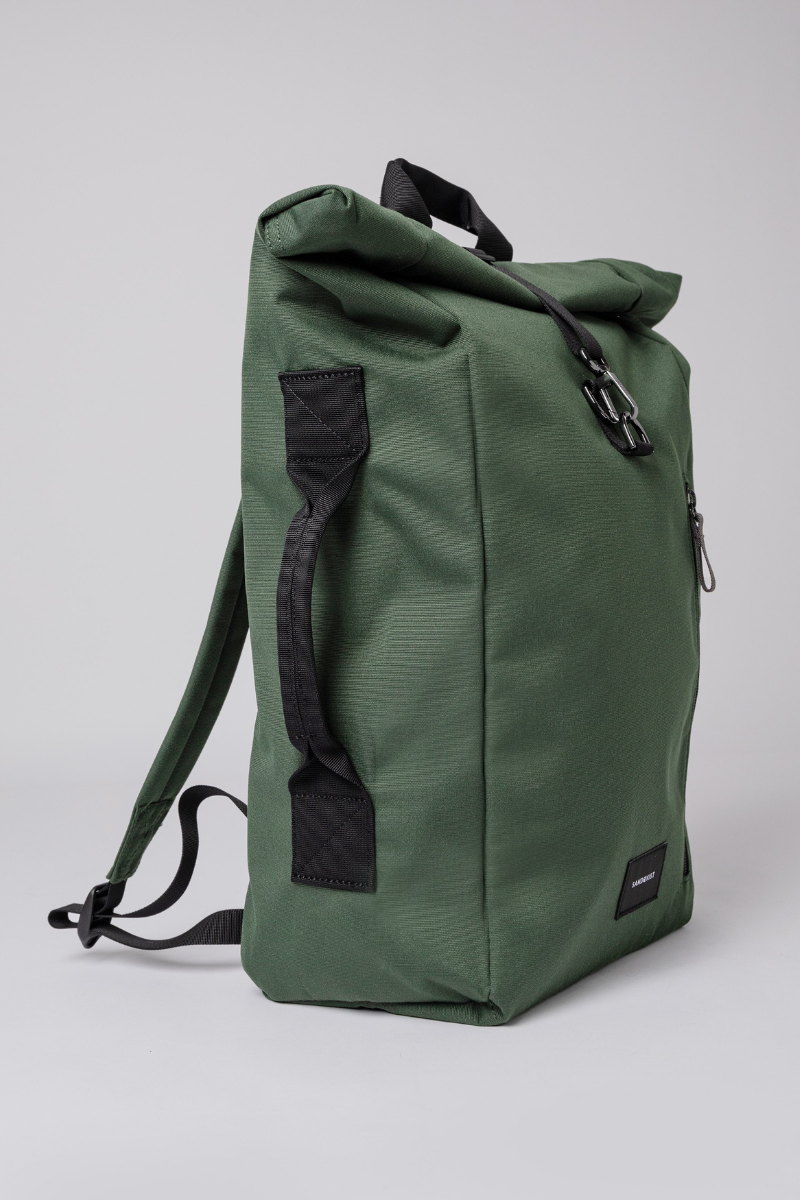 Sandqvist Dante Vegan - dawn green with black webbing