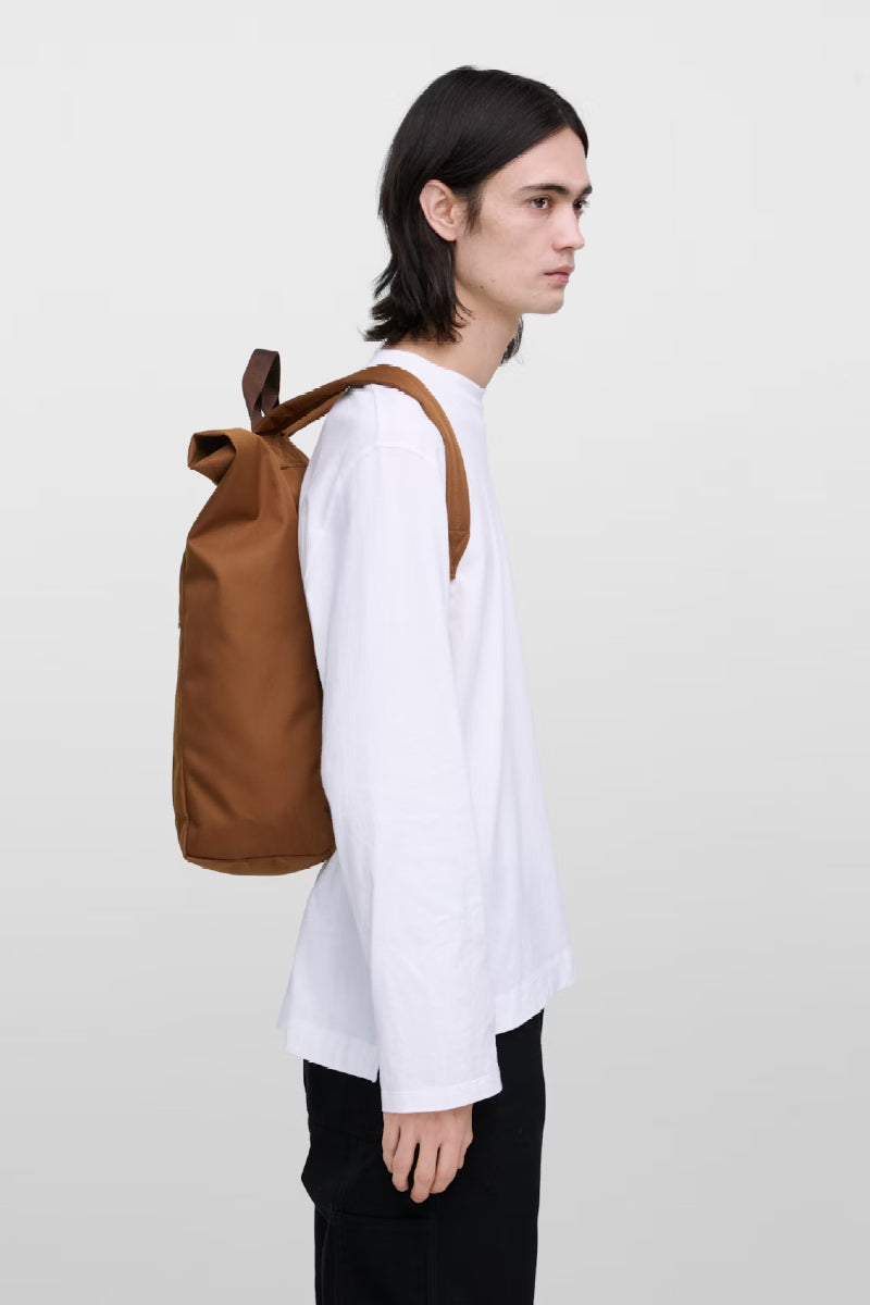 Sandqvist Ground Rolltop Backpack L - Sepia brown
