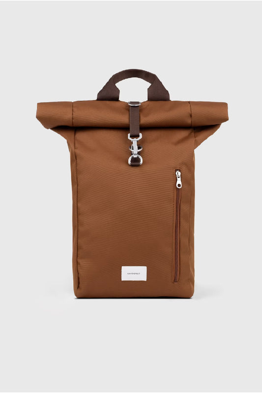 Sandqvist Ground Rolltop Backpack L - Sepia brown
