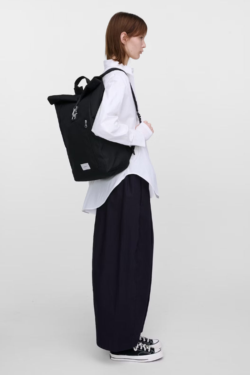 Sandqvist Ground Rolltop Backpack L - Black