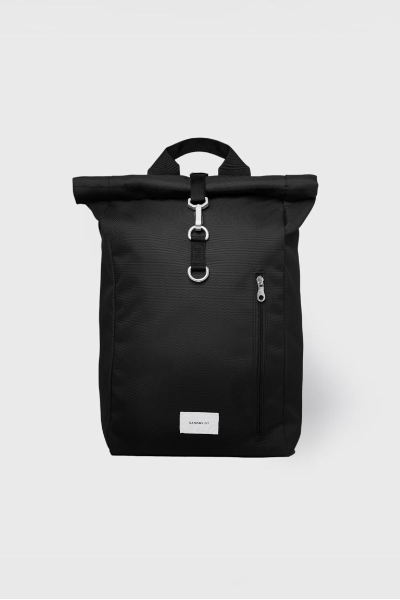 Sandqvist Ground Rolltop Backpack L - Black