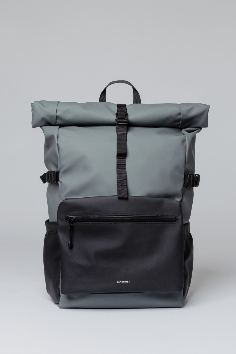 Sandqvist Stream Rolltop Backpack L - multi dark