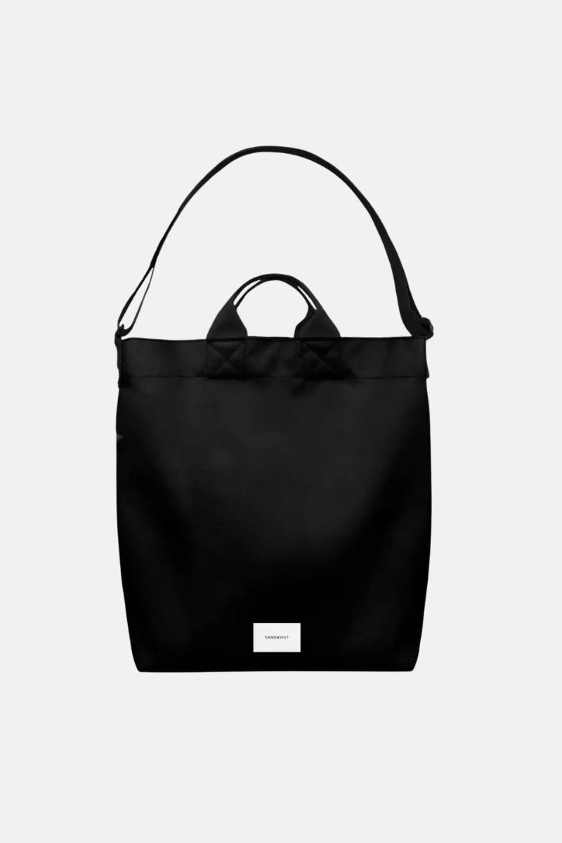 Sandqvist musta shopper bag