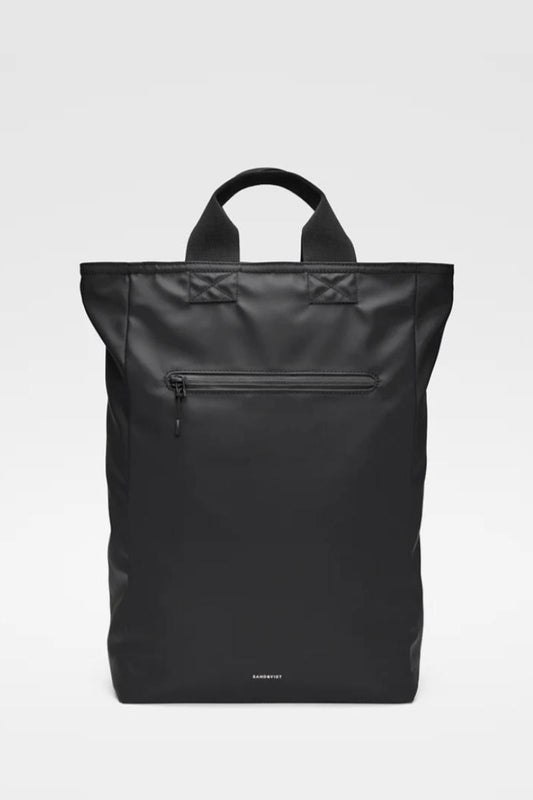 Sandqvist STREAM 2-way Tote backpack - black