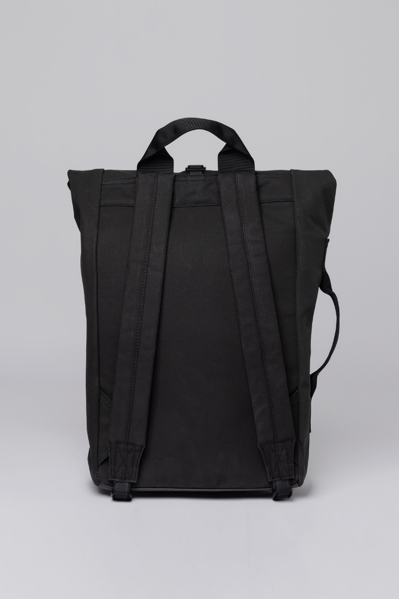 Sandqvist Dante vegan - black with black webbing